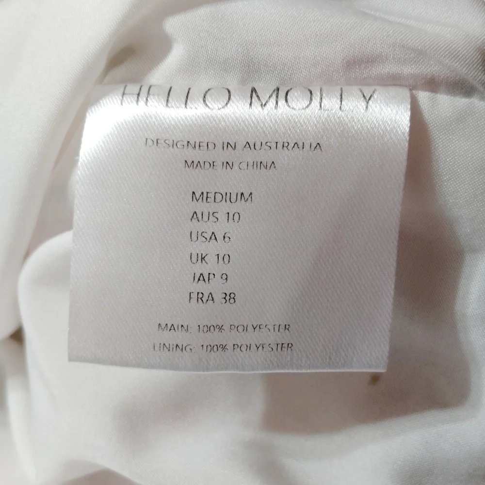 HELLO MOLLY Floral Mini Lovers Dress Size 6 - Picture 7 of 8